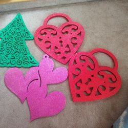 Party 🎉 Decor The Red Hearts Are 23by19 For Reference. Commercial, Thick Quality Made For Store Holiday Displays