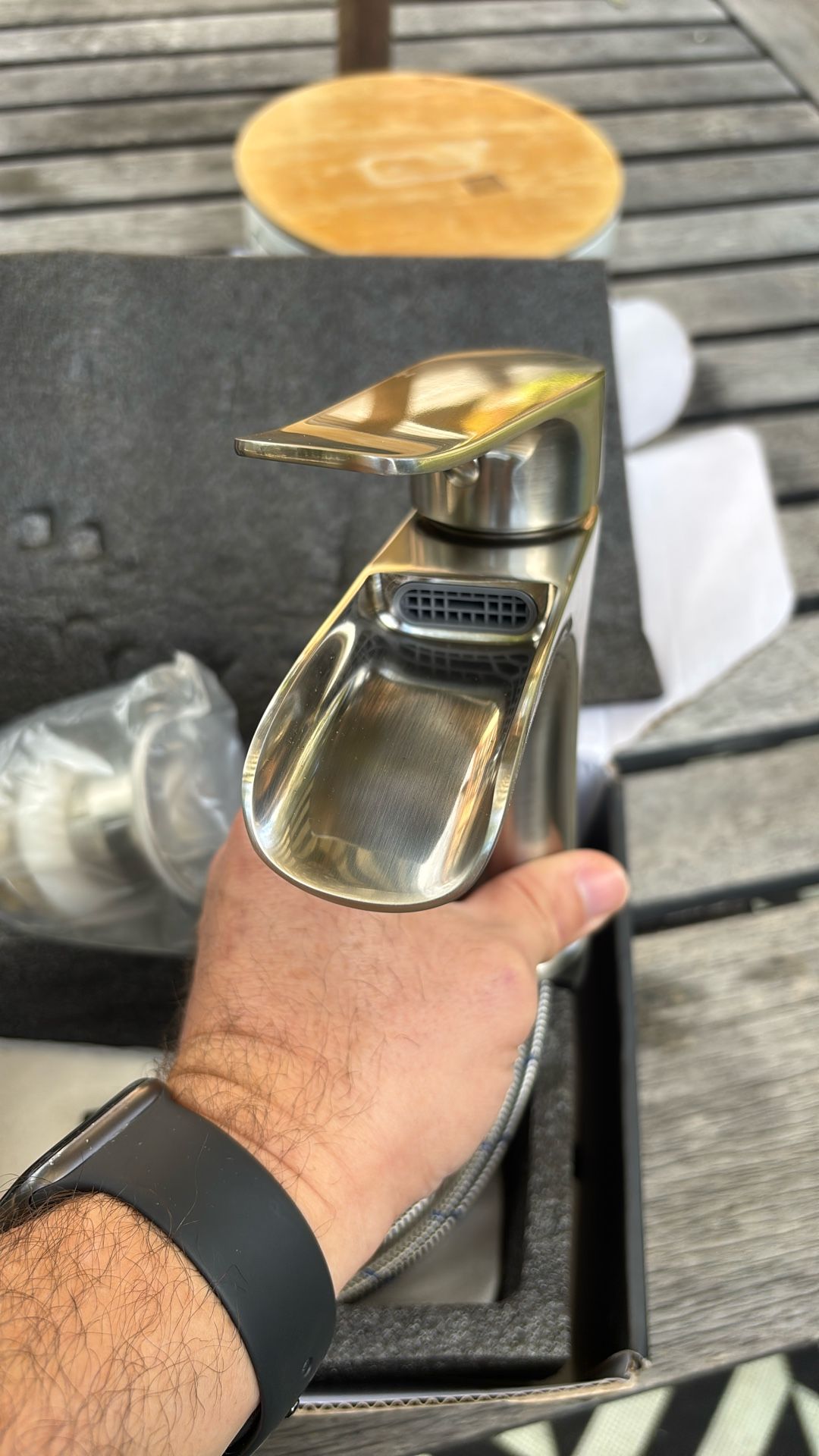 Brushed Nickel Sink Faucet For Bathroom