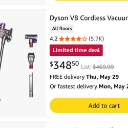 Dyson V8 Cordless Vacuum Cleaner