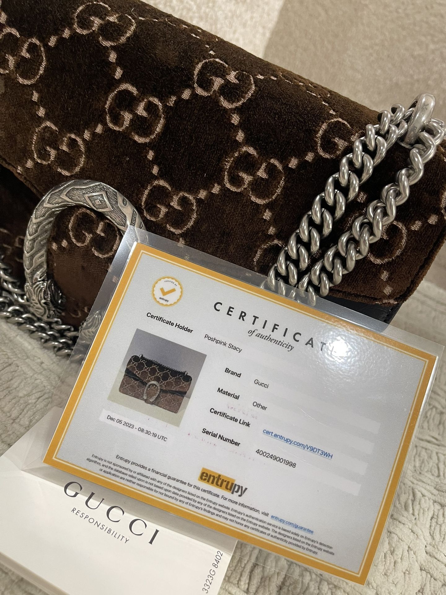 Authentic Gucci Bag