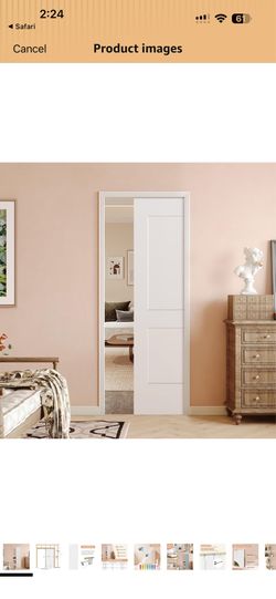 32in X 80in Sliding Pocket Door