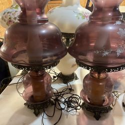 Vintage “Gone With The Wind” Lamps $100 Each 