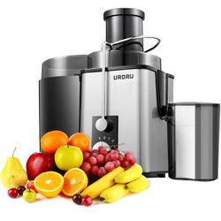 NEW 3" Wide Mouth Juicer Extractor Max Power 1000W Vegetable Fruit Adjustable Speed Setting Easy to Clean