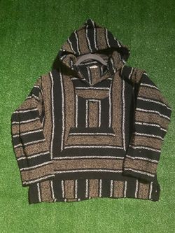 Brown/Black Poncho