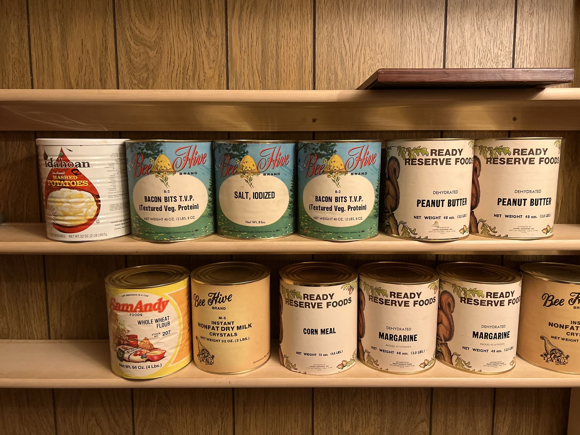 Vintage Collectible Canned Food