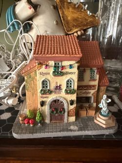 Department 56 Wine Merchant Village Building