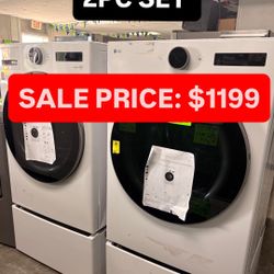 LG Washer And Dryer Pedestals Included 