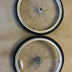 26" 3-Speed Internal Coaster Brake Wheelset Nexus Shimano w/ Bontrager Tires 26 x 1.95"