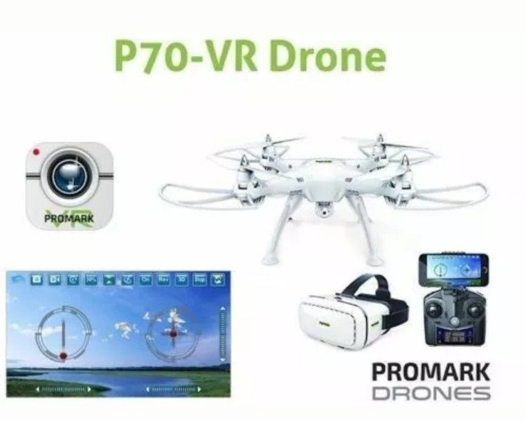 Virtual reality P70 drone