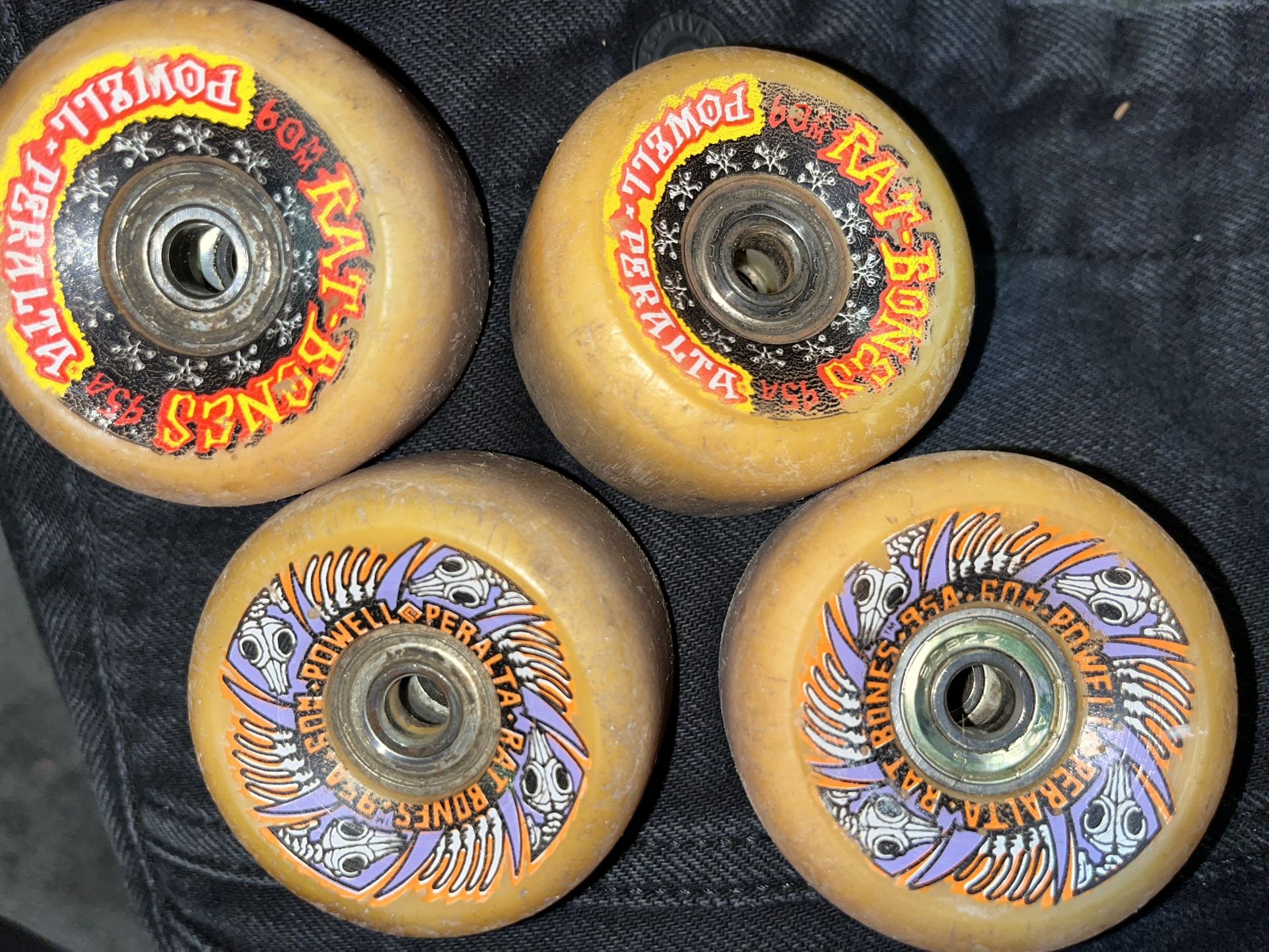 Vintage Powell Peralta “Rat Bones” Skateboard Wheels