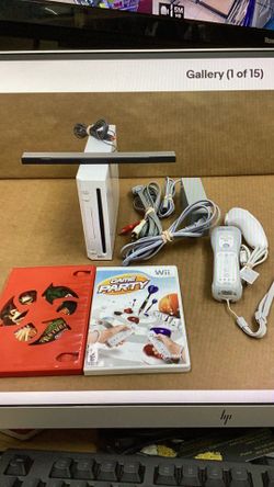 Nintendo Wii console bundle console controllers charge with play game #5