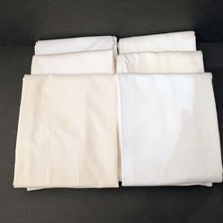Pillow Covers Zippered 5 Plus 1 Pillow case King Bundle 6 White Bedding