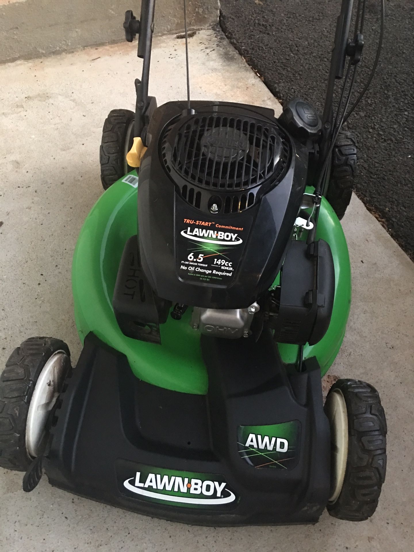 Lawn boy self propelled 149cc mower