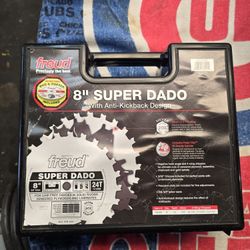 Freud Super Dado 8" stack Dado Set N.I.B.