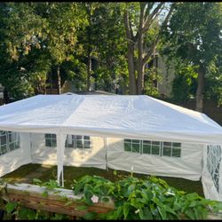 Family Size Larger Bigger Enclosed Shelter Event Party Big 10x20 Tent New 👑 150 only 1 more left New. Strong. Stabilized.  With removable sidewalls w