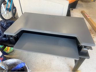 Standing Desk Ergotron WorkFit-TL Dual Monitor Standing Sit Stand Desk $150 OBO