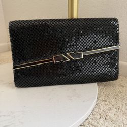 Vintage Black Metal Purse 