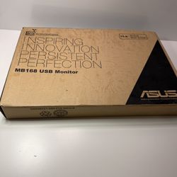 🔌 ASUS MB168B 15.6" USB 3.0 Portable Monitor – Ultra Slim – With Original Box 📦