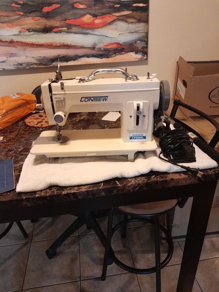Consew Portable Walking Foot Sewing Machine 