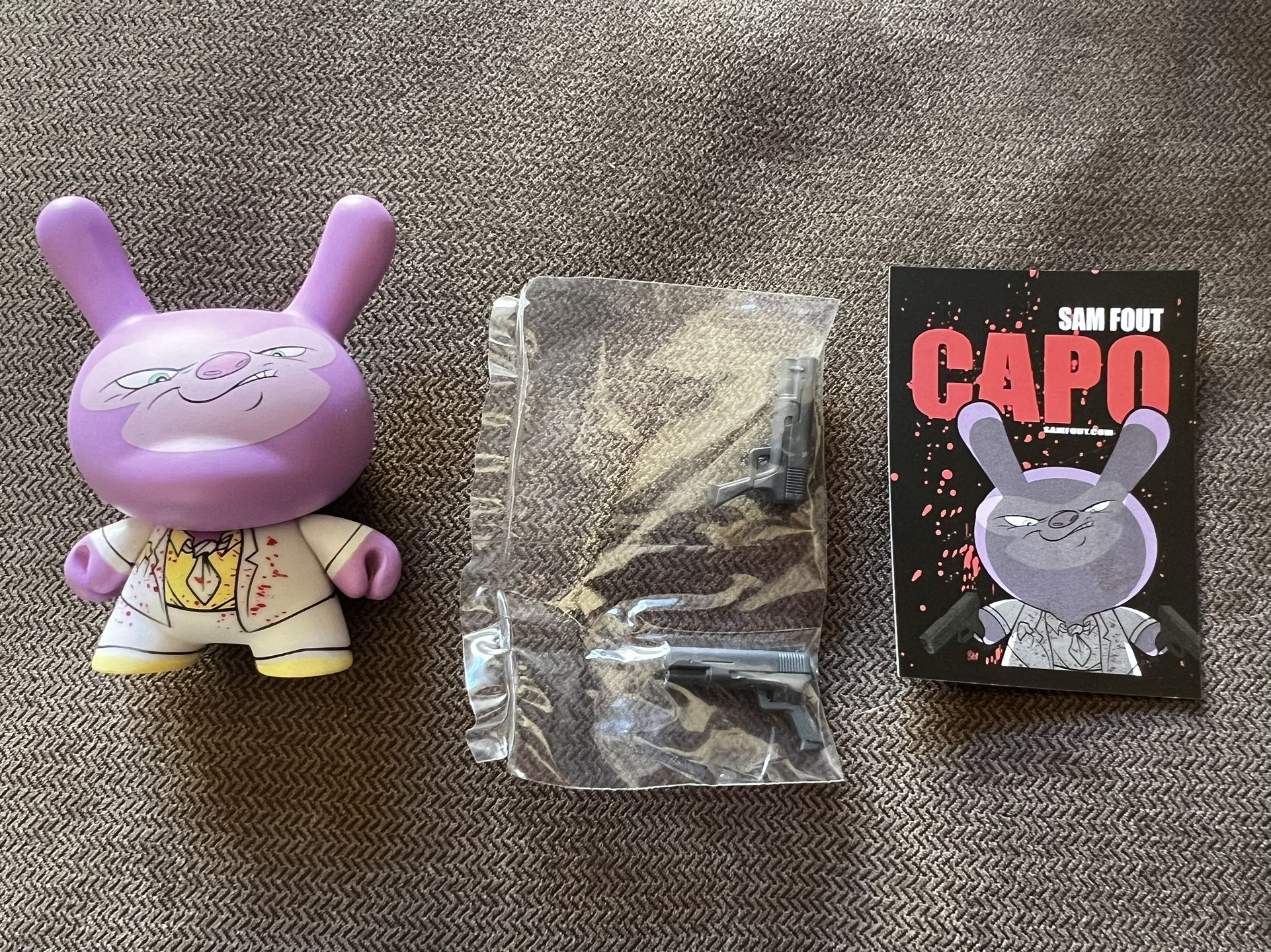 Kidrobot Art Of War Dunny Series Sam Fout Capo Vinyl Figure