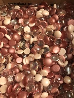 Wedding gems rose gold white clear a lot of them 3 boxes