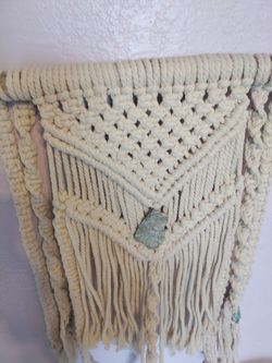 Boho Macrame Wall Hanging with Driftwood. PICK ⛏️ UP ONLY