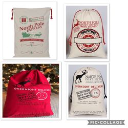 Personalized Santa Bags