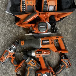 Ridgid Lithium Tool Set