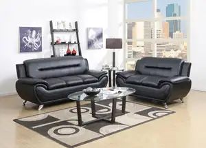 Black or red sofa & loveseat New
