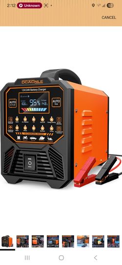 12V 24V Battery Charger Smart Heavy Duty Trickle Maintainer Auto RV