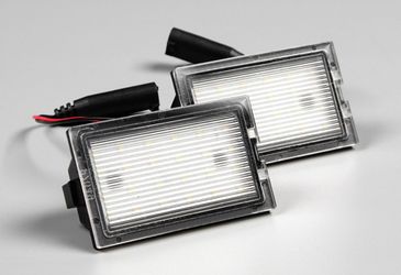 For Range Rover Sport Discovery L320 LR2 LR3 LR4 White LED License Plate Lights -(4-PZ049