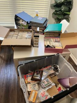 Huge Vintage Sports Card Collection Lot – NBA MLB NFL NHL – 80s 90s 2000s – Storage Auction Find