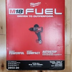 Milwaukee 2904-20 Fuel Drill 1/2  new