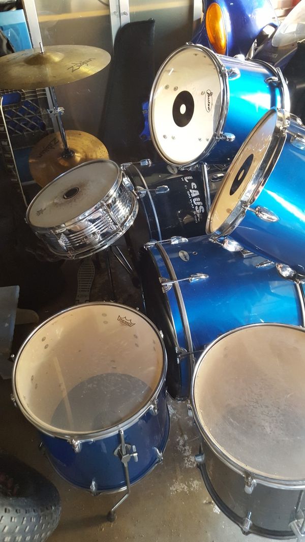 Double bass drum set with cymbals for Sale in Los Angeles, CA OfferUp