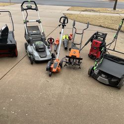 Ego lawn mower and snow blower