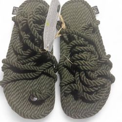 Nomadic State of Mind Women's Rope Sandals S. 39 Olive Green