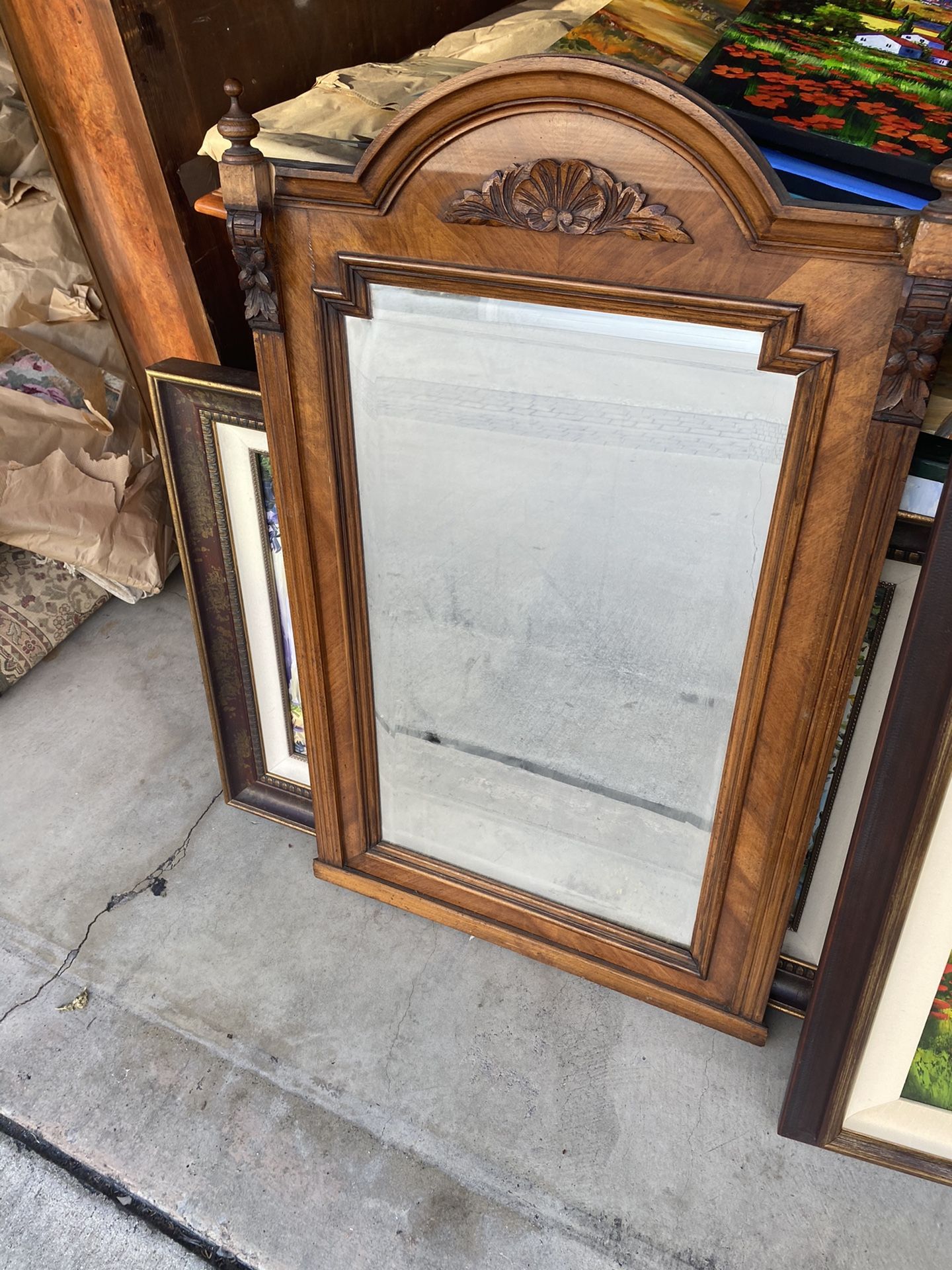 Antique mirror