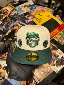 New Era Fitted Cap Hat Seattle Mariners 7 1/8th