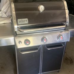 Weber Genesis E-310 BBQ Grill Propane Brown For sale