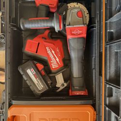 Milwaukee Fuel Hackzall And Fuel 4.5” Grinder 