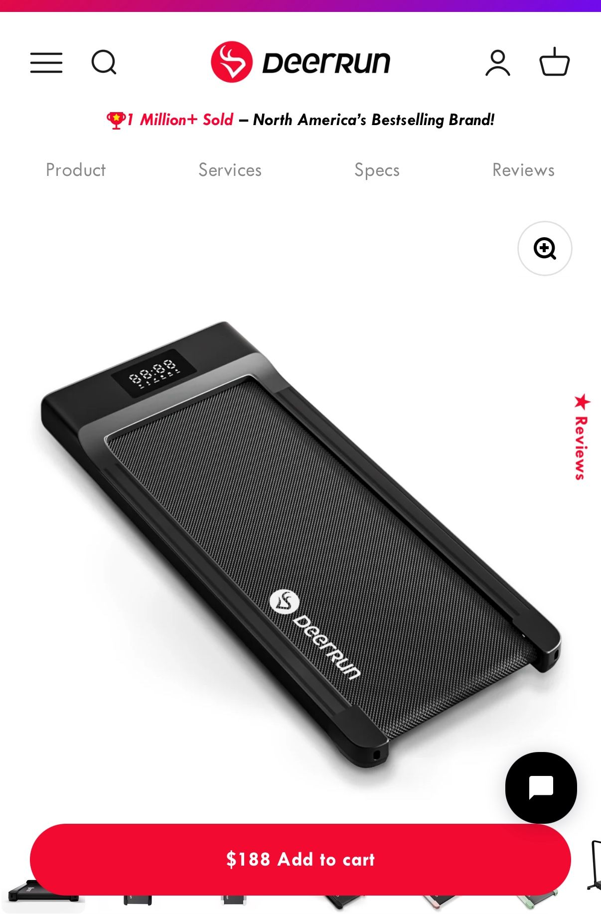 DeerRun Q1 Classic Pro Walking Pad