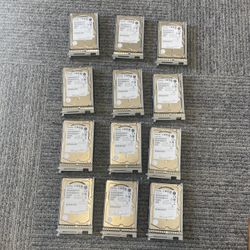 Lot Of 12 Toshiba MK3001GRRB 300GB HDD 2.5”
