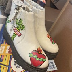 Hand painted Booties