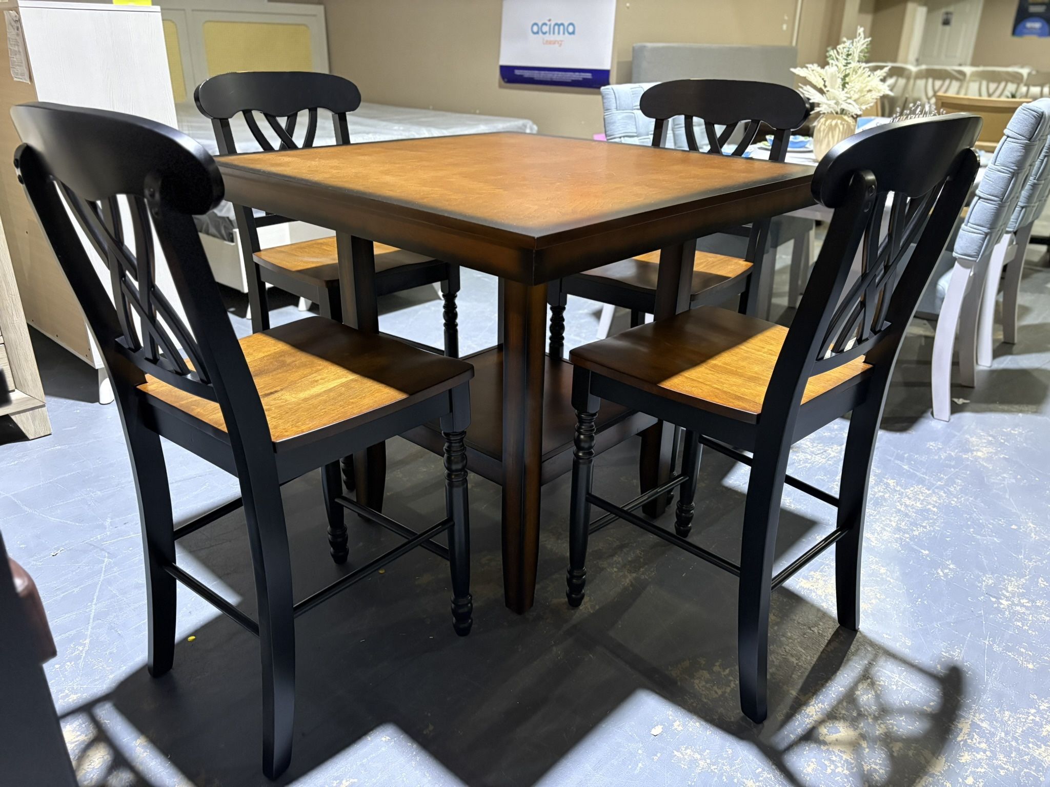 NEW 5pc Counter Height Dining Set