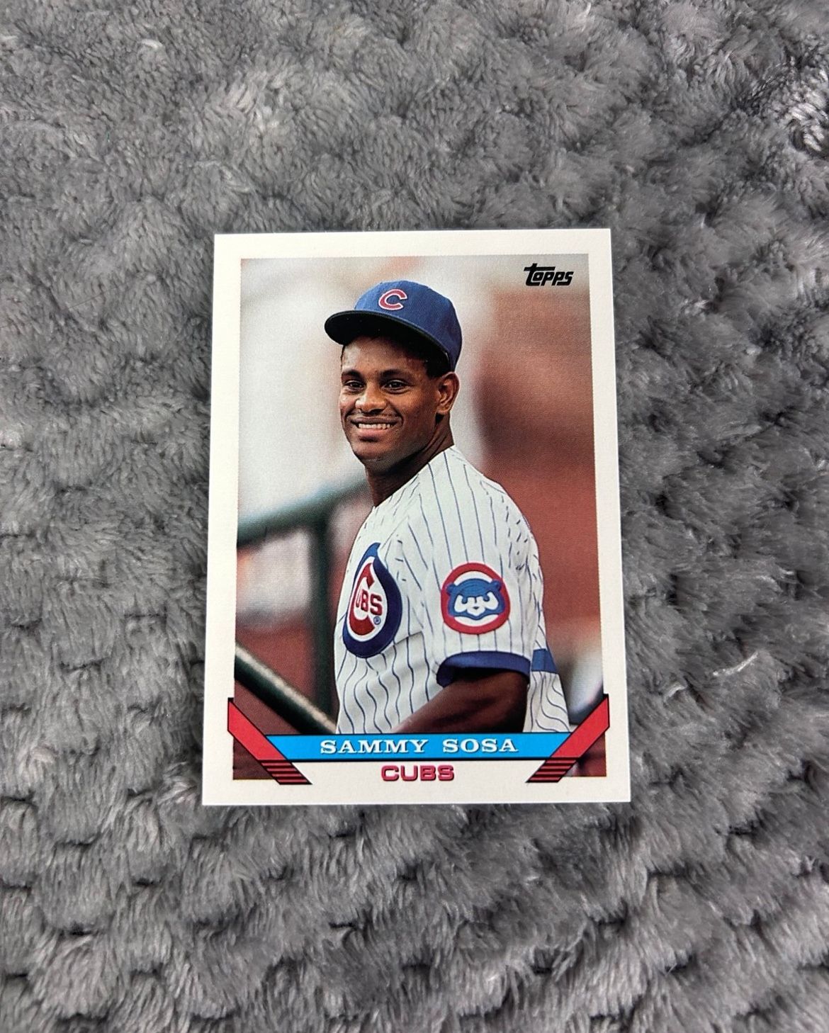 1993 Topps Sammy Sosa  Error Card Wrong Date of Birth