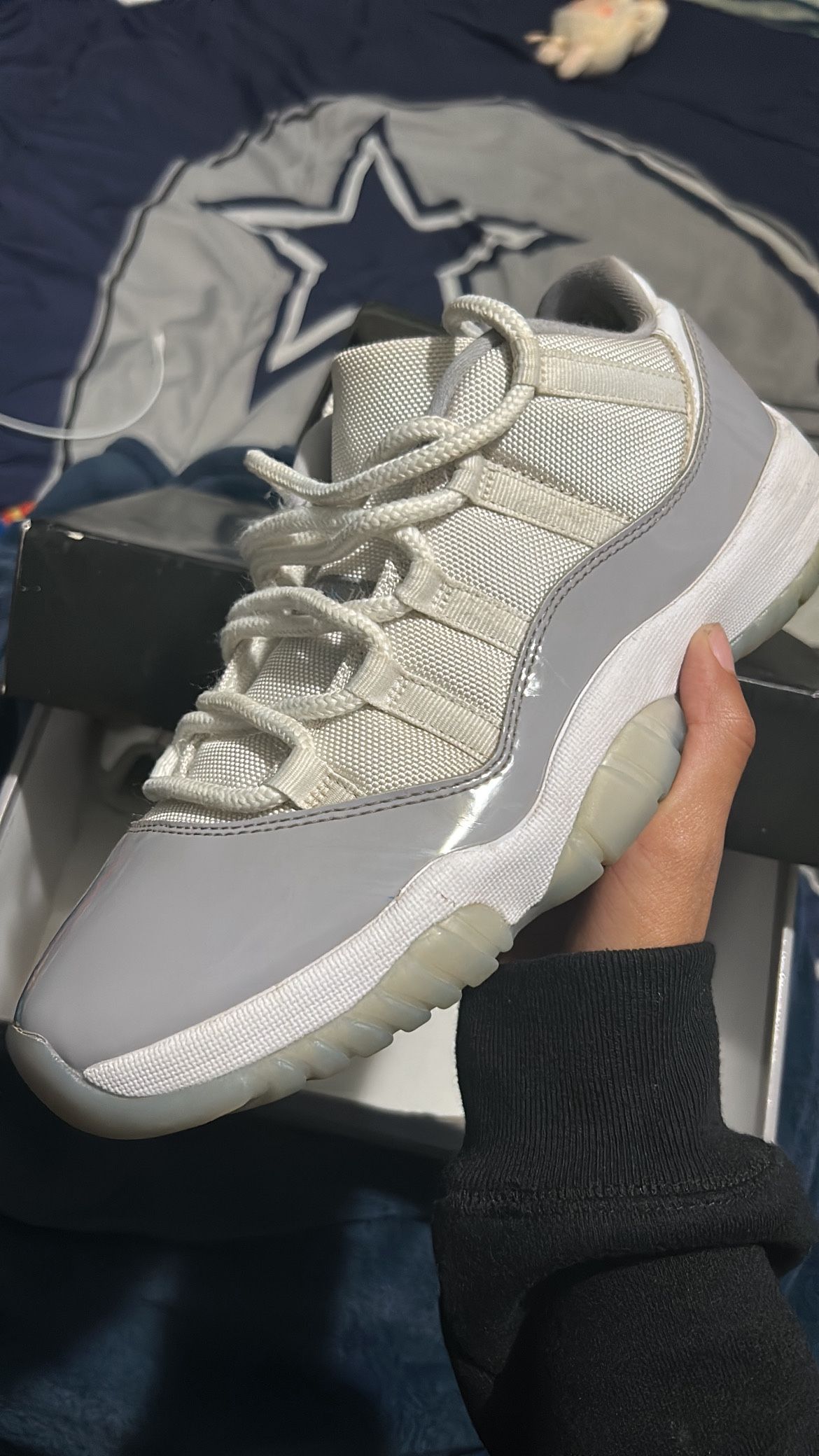 Jordan 11 Cement Gray New Condition With Box Size 9