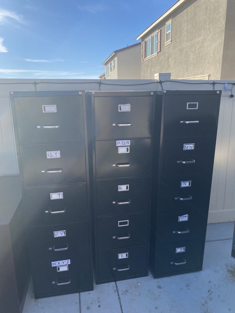 3 File Cabinets PERRIS CA