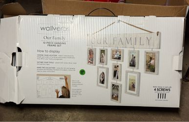Family photo wall hanging kit