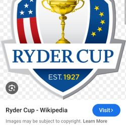 2 Tickets To Ryder Cup