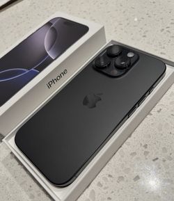 iPhone 16pro Max 256GB. BLACK. Tmobile